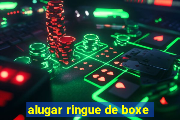 alugar ringue de boxe